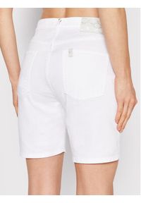 Liu Jo Szorty jeansowe WA2542 T3055 Biały Slim Fit. Kolor: biały. Materiał: bawełna #4