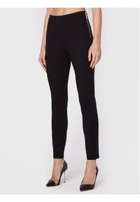 Marciano Guess Spodnie materiałowe Jane 2RGB05 6375Z Czarny Slim Fit. Kolor: czarny. Materiał: materiał, wiskoza