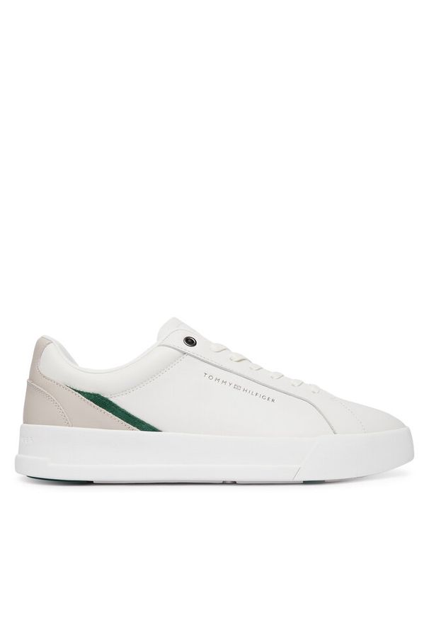 TOMMY HILFIGER - Sneakersy Tommy Hilfiger. Kolor: biały