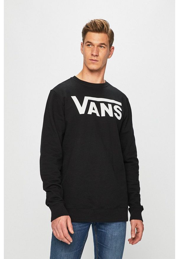 Vans - Bluza. Okazja: na co dzień. Kolor: czarny. Wzór: nadruk. Styl: casual