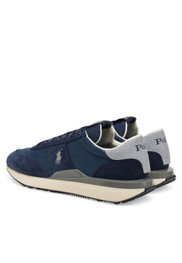 Polo Ralph Lauren Sneakersy 809965081002 Granatowy. Kolor: niebieski. Materiał: skóra