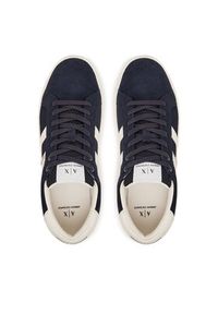 Armani Exchange Sneakersy XM001752 AF18074 MB005 Granatowy. Kolor: niebieski. Materiał: skóra #4