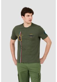 Aeronautica Militare - AERONAUTICA MILITARE Zielony t-shirt Frecce Tricolori Short Sleeve. Kolor: zielony #1
