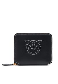 Pinko - PINKO Duży Portfel Damski Taylor Zip Around PE 25 PCPL 100249 A2AN Czarny. Kolor: czarny. Materiał: skóra