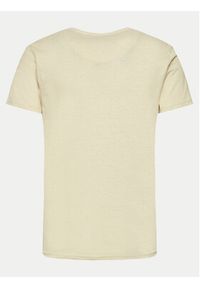 INDICODE T-Shirt Bosse 41-001 Beżowy Regular Fit. Kolor: beżowy. Materiał: bawełna, len