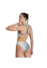 Strój Kąpielowy damski Arena Planet Water Swimsuit Challenge. Kolor: biały, wielokolorowy, niebieski. Materiał: materiał