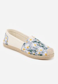 Born2be - Niebieskie Espadryle z Plecionką i Kwiatowym Haftem Alenara. Okazja: na spacer, na co dzień. Kolor: niebieski. Materiał: jeans. Wzór: haft, kwiaty. Sezon: lato. Styl: casual, elegancki #6