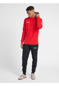 Bluza sportowa z kapturem męska Hummel Go Cotton Hoodie. Typ kołnierza: kaptur. Kolor: czerwony, różowy, wielokolorowy. Sport: taniec, joga i pilates