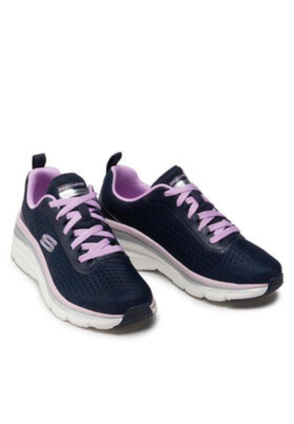 skechers - Skechers Sneakersy Make Moves 149277/NVLV Granatowy. Kolor: niebieski. Materiał: materiał