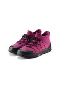 Buty turystyczne damskie wodoodporne Brubeck TREK MERINO. Okazja: na spacer. Kolor: różowy. Materiał: wełna. Szerokość cholewki: normalna. Styl: sportowy
