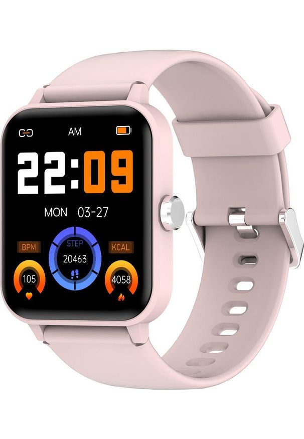 Smartwatch Blackview R30 Różowy (SMARTWATCHPINKR30). Rodzaj zegarka: smartwatch. Kolor: różowy