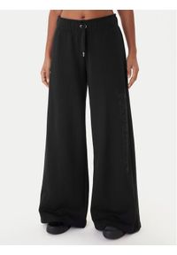 Juicy Couture Spodnie dresowe Annen JCWBJ225320 Czarny Wide Leg. Kolor: czarny. Materiał: bawełna #1