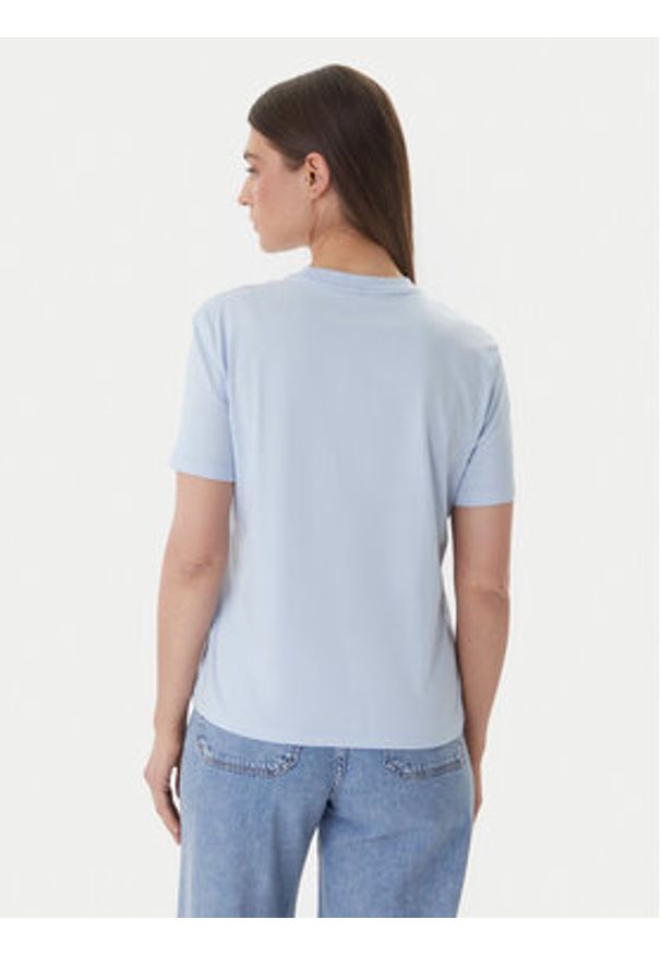 Calvin Klein Jeans T-Shirt LV047F819G Niebieski Classic Fit. Kolor: niebieski. Materiał: bawełna