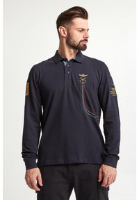 Aeronautica Militare - Longsleeve Polo męski AERONAUTICA MILITARE. Typ kołnierza: polo. Długość rękawa: długi rękaw #4