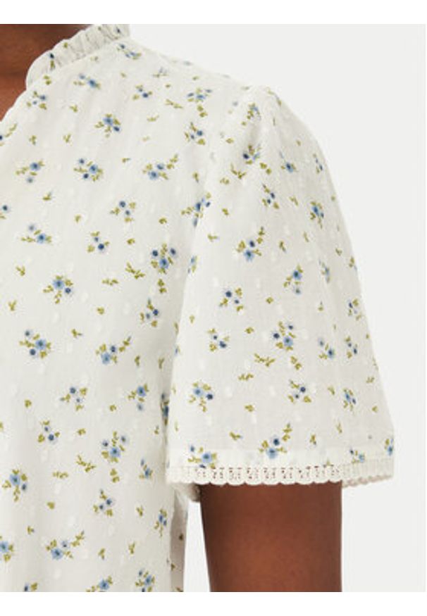 Vero Moda Sukienka codzienna Trine 10342726 Biały Regular Fit. Okazja: na co dzień. Kolor: biały. Materiał: bawełna. Typ sukienki: proste. Styl: casual
