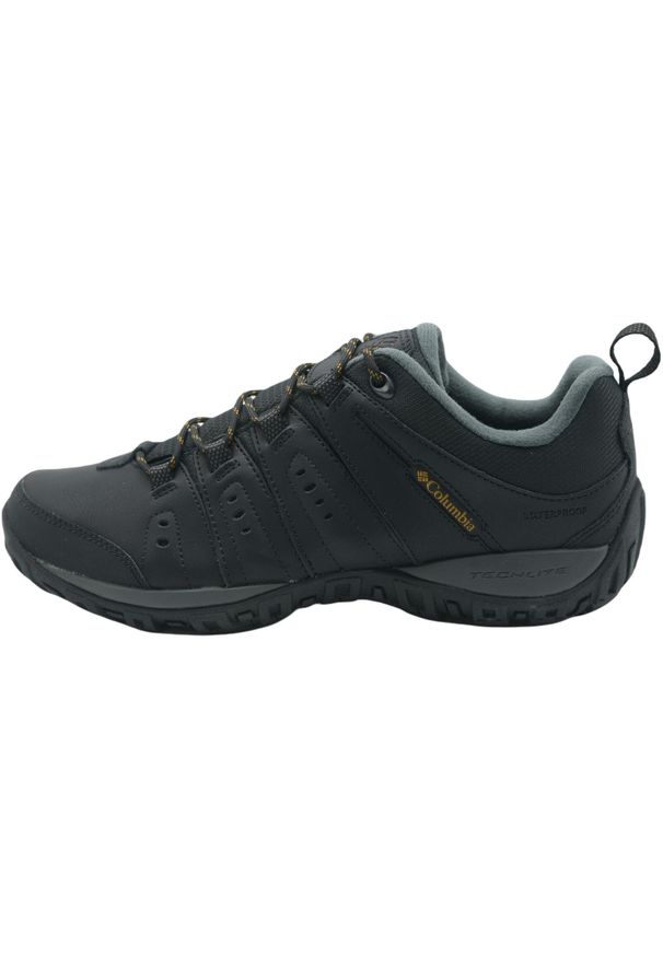 columbia - Buty do chodzenia męskie Columbia Woodburn II Waterproof. Zapięcie: sznurówki. Kolor: wielokolorowy, czarny. Materiał: materiał, skóra, syntetyk. Szerokość cholewki: normalna. Sport: turystyka piesza