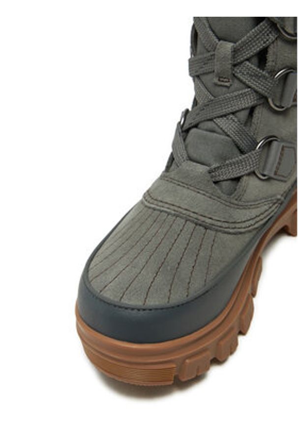 sorel - Sorel Śniegowce Torino V Tall Wp Outdry 2106691052 Szary. Kolor: szary. Materiał: zamsz, skóra