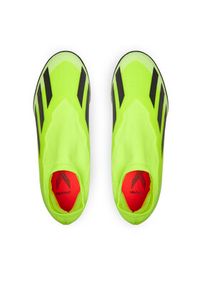 Adidas - adidas Buty do piłki nożnej X Crazyfast League Laceless Turf Boots IF0694 Żółty. Kolor: żółty. Materiał: materiał