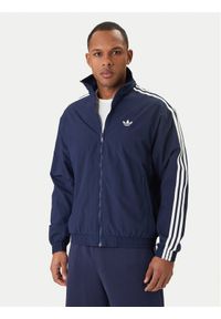 Adidas - adidas Bluza Firebird KE1365 Granatowy Regular Fit. Kolor: niebieski. Materiał: syntetyk #1