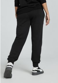 Puma - Damskie spodnie dresowe z małym logo No.1 ESS PUMA Black. Kolor: czarny. Materiał: dresówka, bawełna