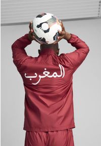 Puma - Kurtka dresowa Prematch Maroc CAN 2025. Kolor: czerwony, zielony, wielokolorowy. Materiał: dresówka
