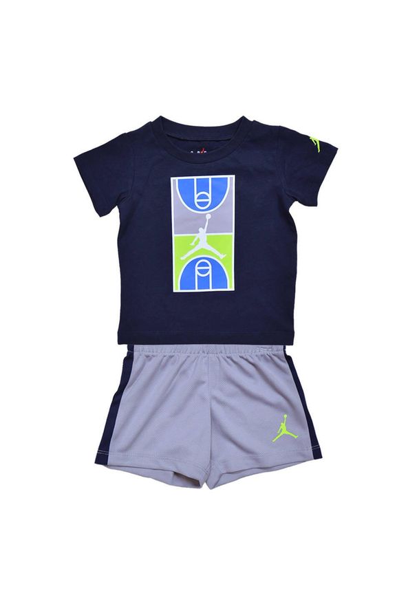 Komplet dziecięcy Air Jordan Court Graphic Set - 657488-G4R. Kolor: szary. Sport: koszykówka