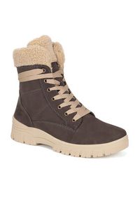 Remonte Trzewiki D0E76-45 Brązowy. Kolor: brązowy. Materiał: materiał #7