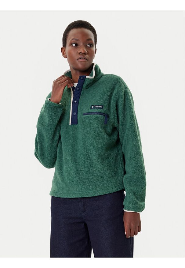 columbia - Columbia Polar Helvetia™ II 2092231 Zielony Regular Fit. Kolor: zielony. Materiał: syntetyk