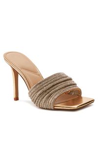 Aldo Klapki Marielle 13738915 Złoty. Kolor: złoty. Materiał: materiał