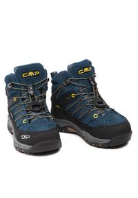 CMP Trekkingi Kids Rigel Mid Trekking Shoe Wp 3Q12944 Granatowy. Kolor: niebieski. Materiał: zamsz, skóra #7
