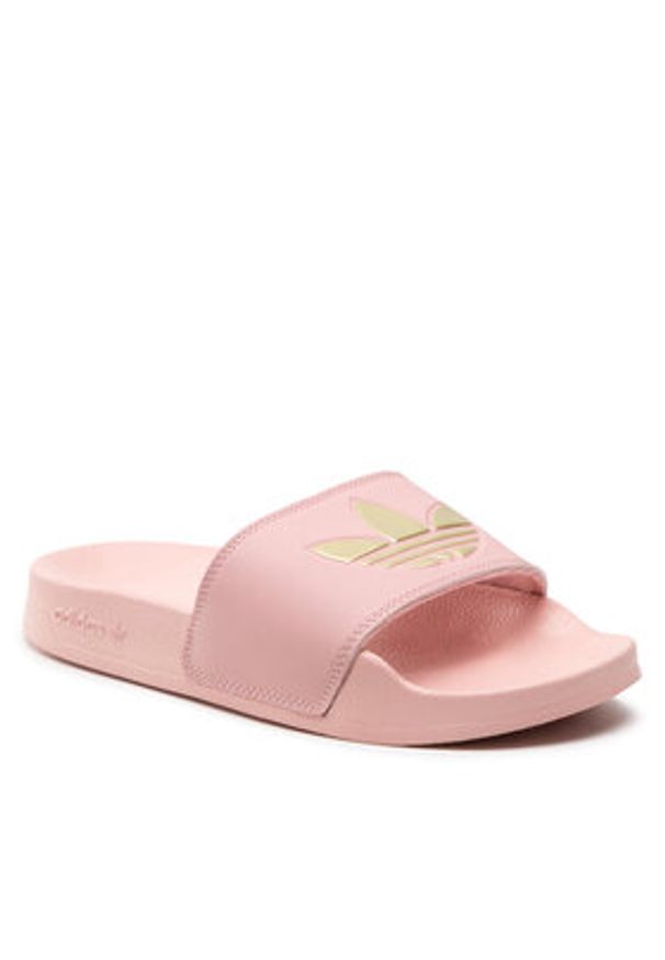 Adidas - adidas Klapki adilette Lite W GZ6198 Różowy. Kolor: różowy. Materiał: skóra