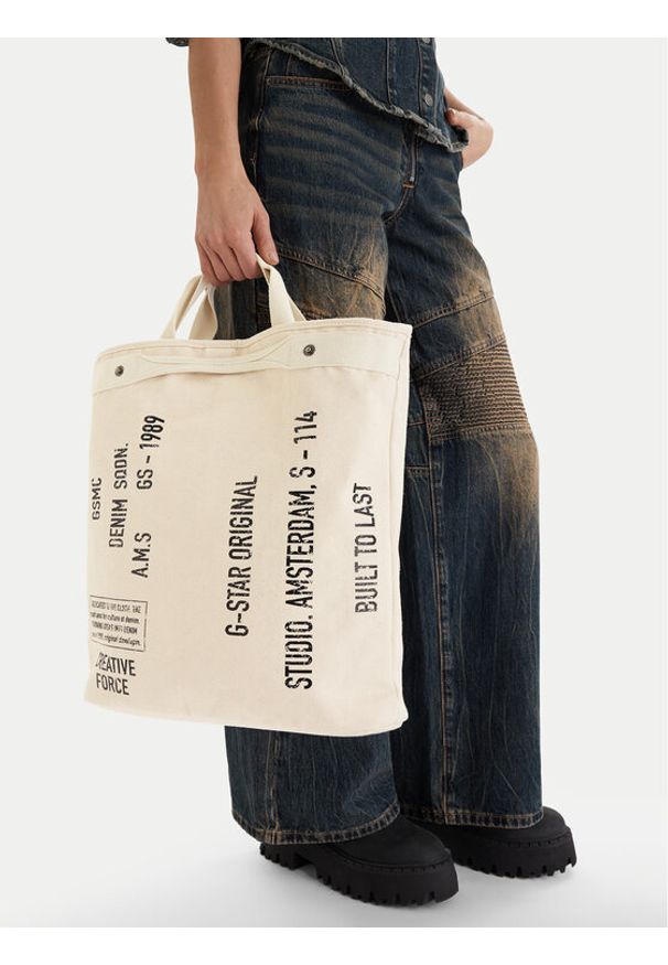 G-Star RAW - G-Star Raw Torebka EO-XC8537A Écru. Kolor: kremowy