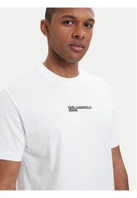 Karl Lagerfeld Jeans T-Shirt B2M17090 Biały Relaxed Fit. Kolor: biały. Materiał: bawełna #3