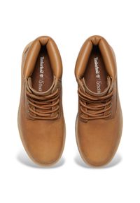 Timberland Stone Street 6 Inch Lace Up Waterproof Trapery damskie. Okazja: na co dzień. Zapięcie: sznurówki. Kolor: brązowy. Materiał: guma, skóra. Szerokość cholewki: normalna. Styl: street #4