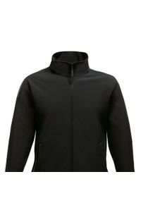 Regatta - Kurtka Damska Ablaze Printable Soft Shell. Kolor: czarny. Sport: turystyka piesza