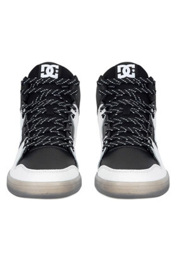DC Sneakersy CURE HI TOP ADYS400072-BCA Czarny. Kolor: czarny. Materiał: skóra