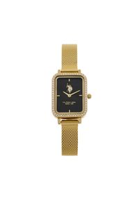 U.S. Polo Assn. Zegarek Odette USP8390BK Złoty. Kolor: złoty