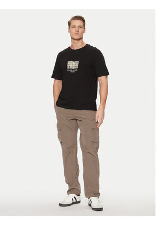 Jack & Jones T-Shirt Boston 12273400 Czarny Relaxed Fit. Kolor: czarny. Materiał: bawełna