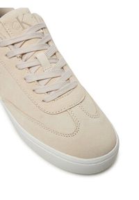 Calvin Klein Jeans Sneakersy Classic Cupsole Laceup Wt Wm YW0YW01833 Écru. Materiał: zamsz, skóra #4