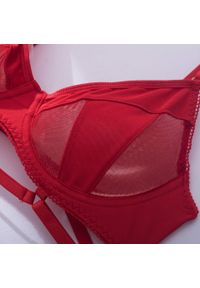 Intica - Stanik z fiszbinami i regulowanymi ramiączkami w eleganckim stylu Maricruz. Kolor: biały. Materiał: materiał #8