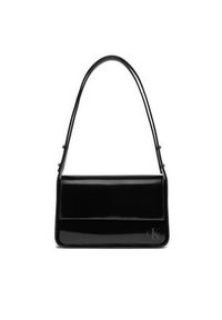 Calvin Klein Torebka Block Ew Flap Shoulderbag25 S K60K611833 Czarny. Kolor: czarny. Materiał: skórzane #5