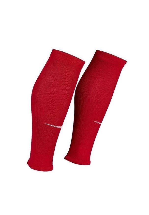 Nike Getry Rękawy Tuby Piłkarskie Strike Sleeve. Kolor: czerwony. Sport: piłka nożna