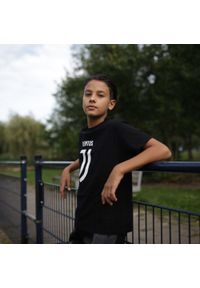 JUVENTUS FC - Koszulka dziecięca Juventus. Kolor: czarny. Materiał: bawełna. Sport: piłka nożna #1