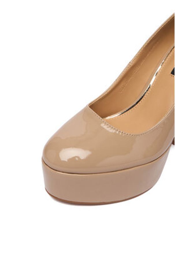 Nine West Czółenka CEO-DALILA-02 Beżowy. Kolor: beżowy. Materiał: materiał