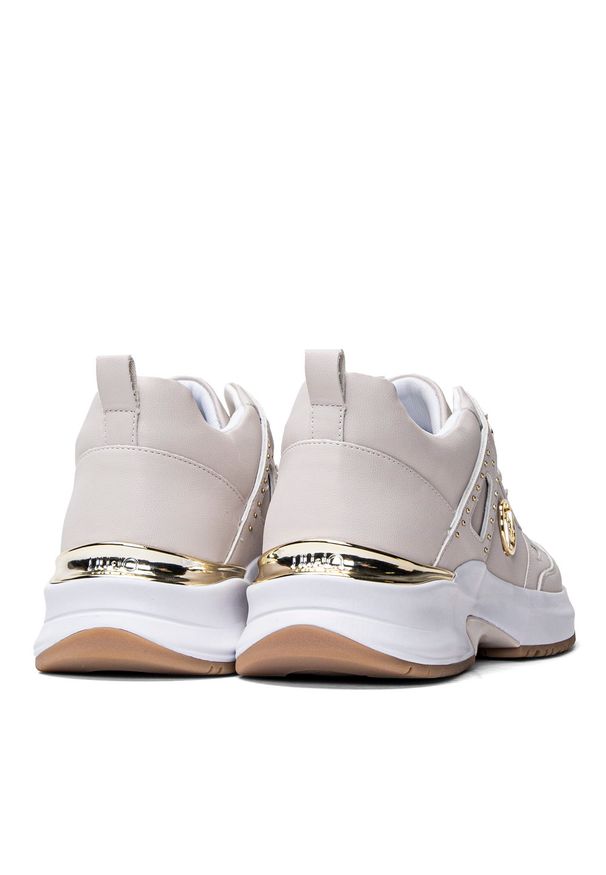 Sneakersy damskie beżowe Liu Jo Lily 05. Okazja: na spotkanie biznesowe. Kolor: beżowy. Materiał: tkanina