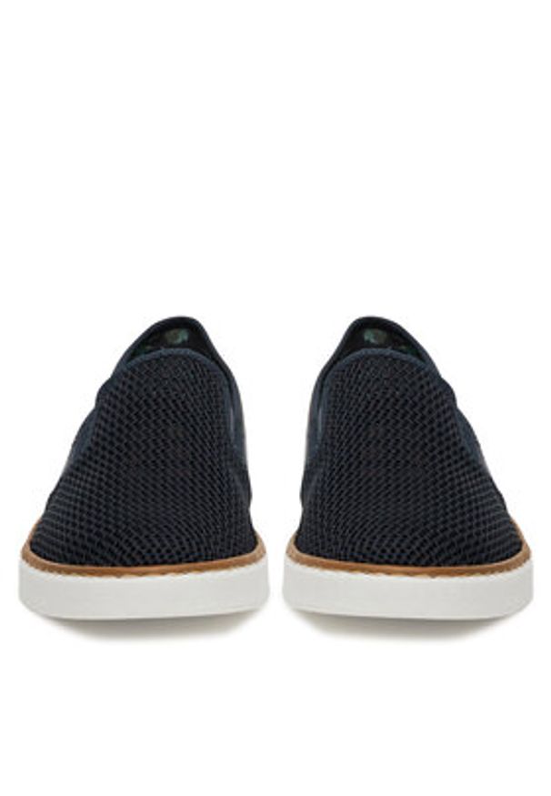 Rieker Półbuty B2265-14 Granatowy. Kolor: niebieski. Materiał: materiał