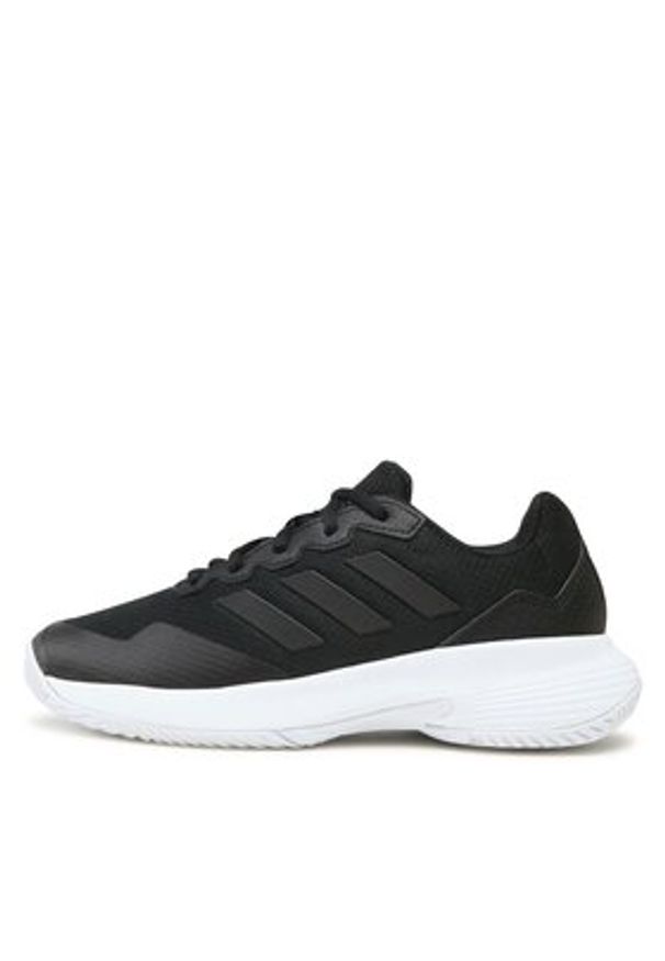 Adidas - adidas Buty do tenisa Gamecourt 2.0 Tennis Shoes ID1494 Czarny. Kolor: czarny. Materiał: materiał. Sport: tenis