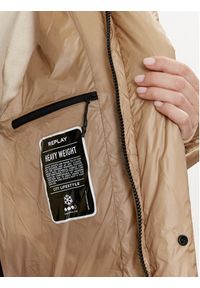 Replay - REPLAY Kurtka zimowa W7800.000.84198 Brązowy Oversize. Kolor: brązowy. Materiał: syntetyk. Sezon: zima #10