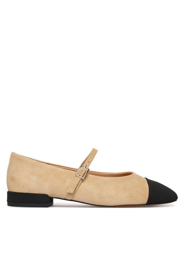 Aldo Baleriny Haoinia 14193443 Brązowy. Kolor: brązowy. Materiał: zamsz, skóra