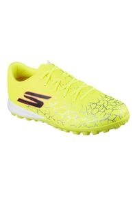 skechers - Buty piłkarskie męskie Skechers SKX Academy Gold 1.5 TF. Kolor: żółty. Sport: piłka nożna #1